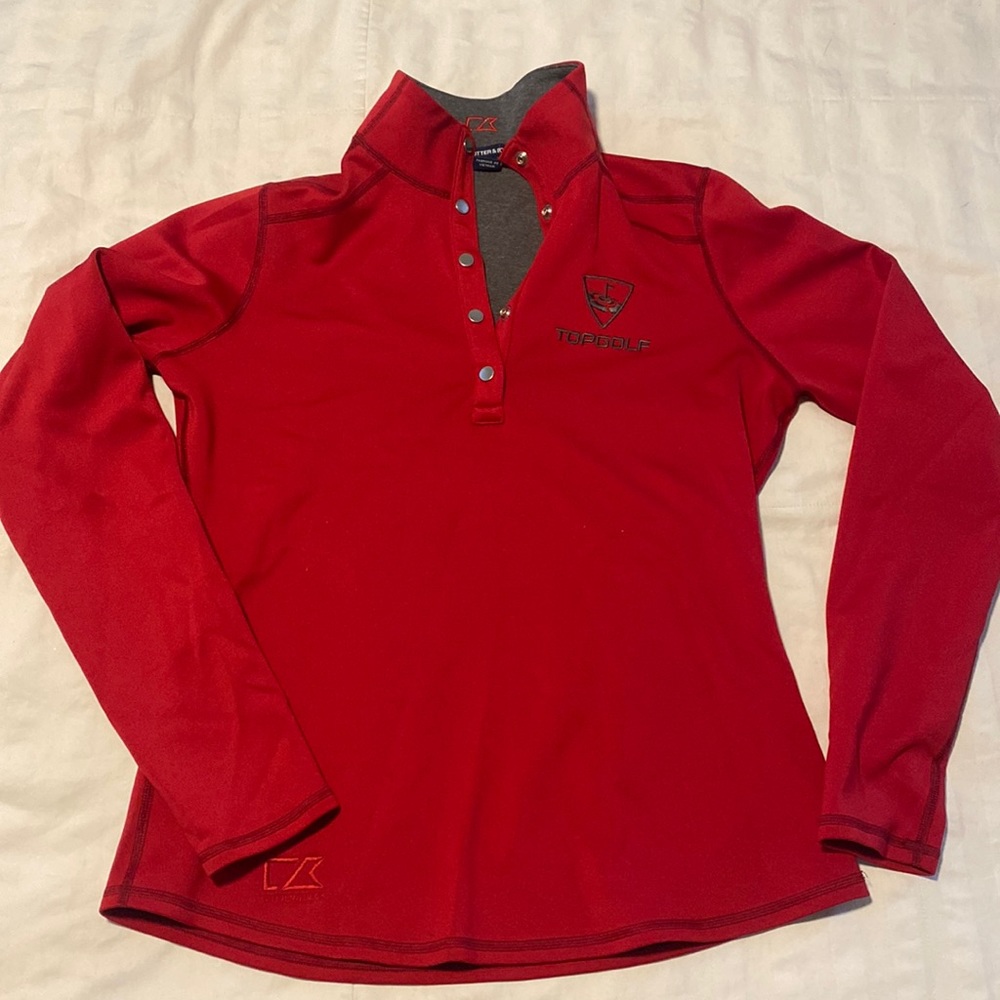 Topgolf red shirt long sleeve